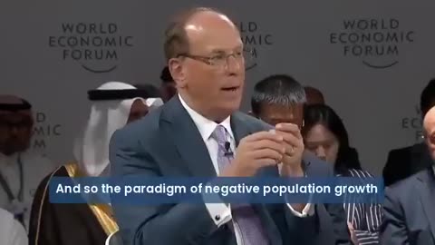 Blackrock CEO FINK Explains Why Eliminating the Useless Eaters is Better for the Elites....