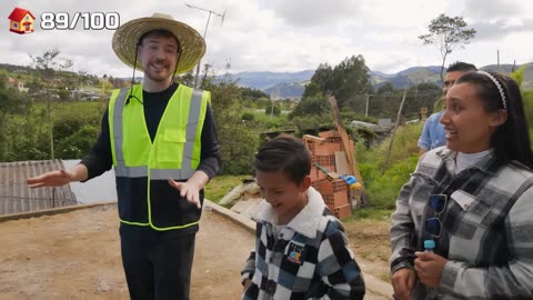 MRBEAST Built 100 Houses And Gave Them Away!