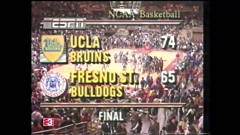 "Fresno State vs UCLA" Basket universitario NCAA emitido por Antena 3 (27 de Diciembre, 1989)