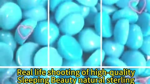 241226-3 Real life shooting of high-quality Sleeping Beauty natural sterling treatment turquoise