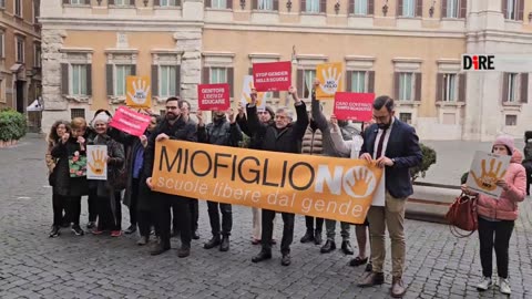 Roma - ULTIMATUM PRO VITA A GOVERNO: SUBITO LEGGE ANTI-GENDER A SCUOLA, O IN PIAZZA (19.02.25)