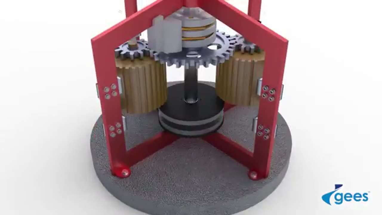 MODEL TURBINY WIATROWEJ / MODERN WIND TURBINE