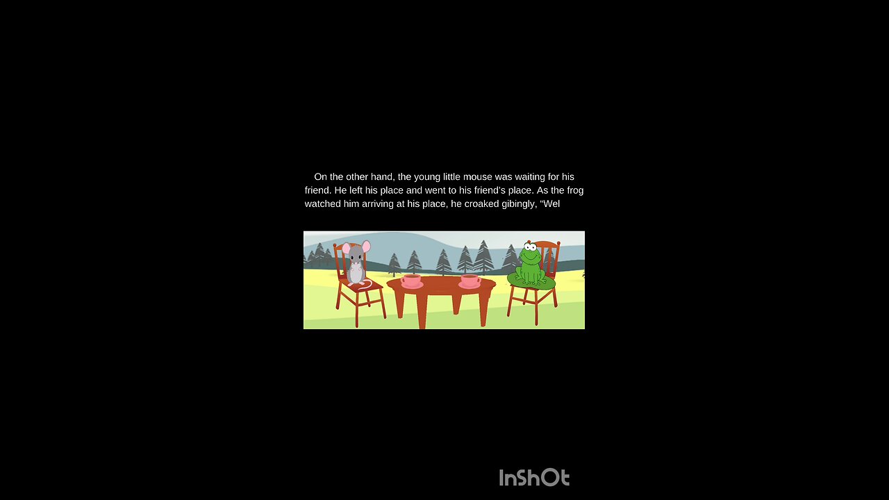 English stories The frog and mouse friends forever story.