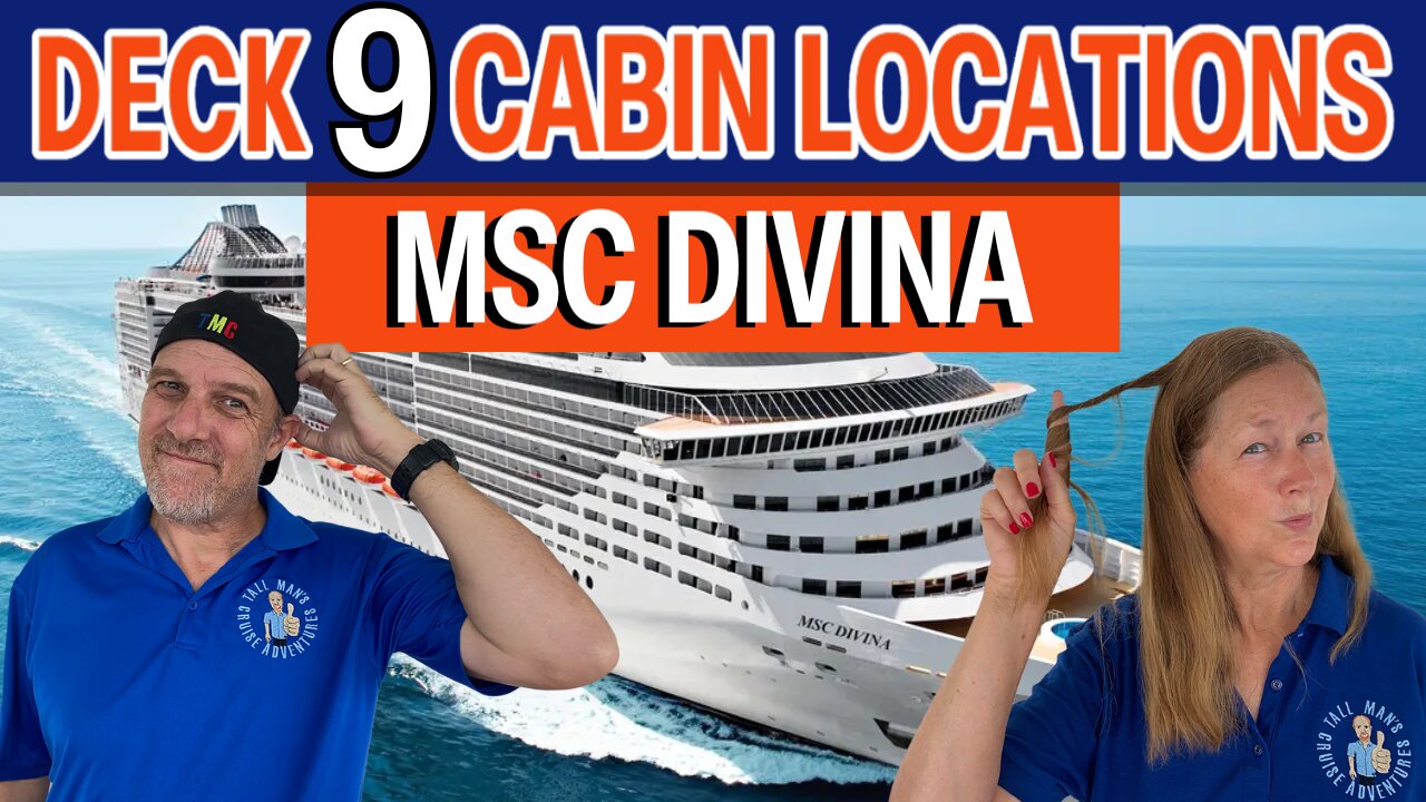 MSC Divina Cabin Deck 9 | Tall Man's Cruise Adventures