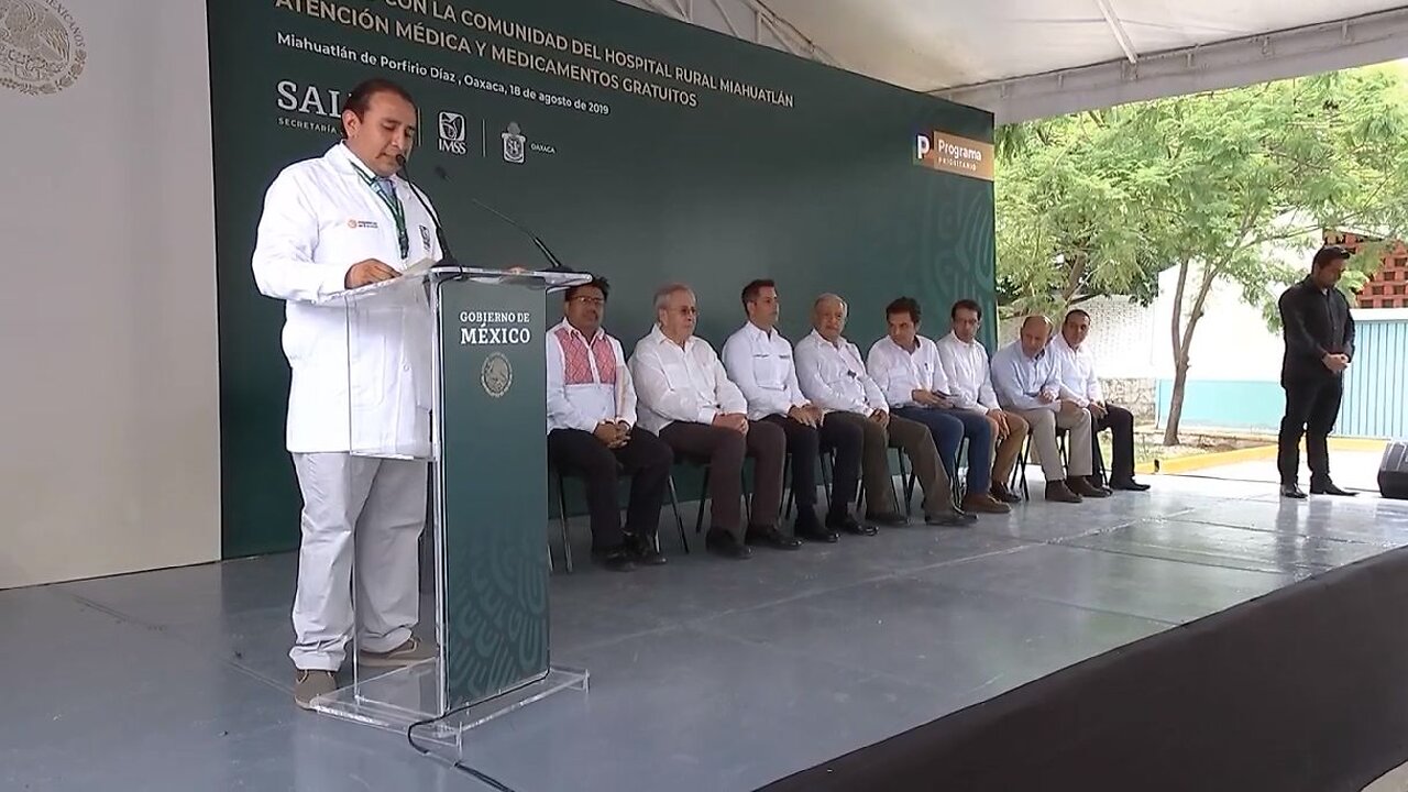 Diálogo con la comunidad del Hospital Rural Miahuatlán, desde Oaxaca