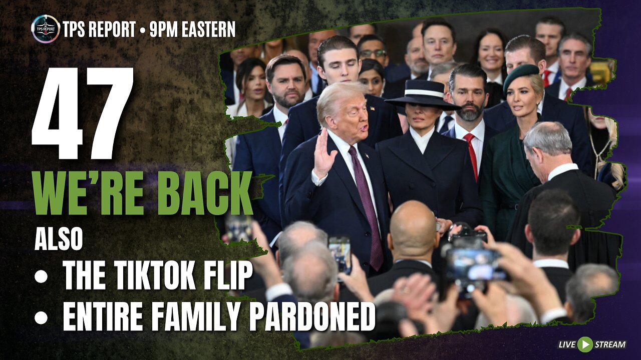 HE'S BAAACK 47 • BIDEN PARDONS "INNOCENT" FAMILY • TIKTOK UPS AND DOWNS