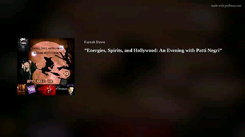 "Energies, Spirits & Hollywood: An evening with Patti Negri"