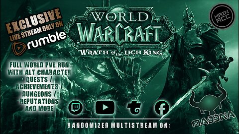 WoW Wrath Of The Lich King 02 ALTCHAR Hunter (test ms RUMBLE / YT)