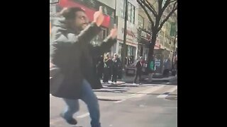 Feel The Tolerance! Unhinged Lefty Attacks Cybertruck In Bryant Park Area Of New York City