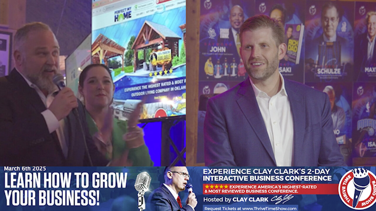 Eric Trump | Eric Trump Answers Unscripted Real Questions from Real Clay Clark Clients About: Employee Management, Cryptocurrency, How Life While Your Father Is Running for President, Trump Legacy, the Family Unit, & More