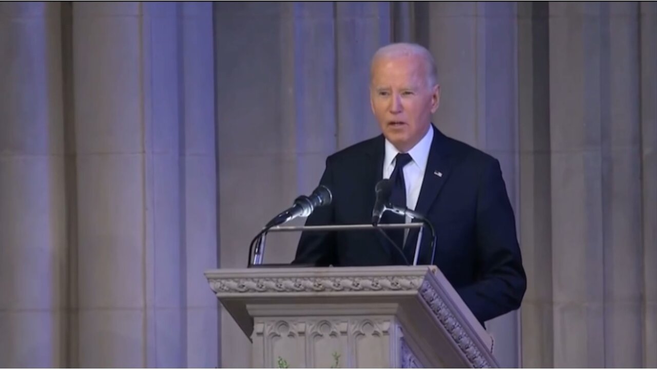 Biden speaks at President Jimmy Carter’s funeral (01/09/25)