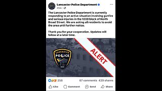 BREAKING: Lancaster police say they’re on the scene of an active situation