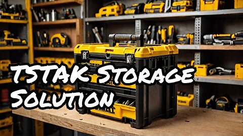 DEWALT TSTAK Tool Storage Organizer Review | Double Drawers for Ultimate Organization