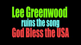 Lee Greenwood Ruins the song God Bless the USA : Justice for Cathy O'Brien MK Ultra Victim 1/21/25