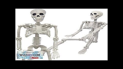 36" Skeleton Halloween Decorations 3FT Realistic Full Body Movable Posable Joints Skeleton Review