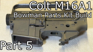 Colt M16A1 Bowman Parts Kit Build | Part 5 - Refinishing the Lower with Moly Resin