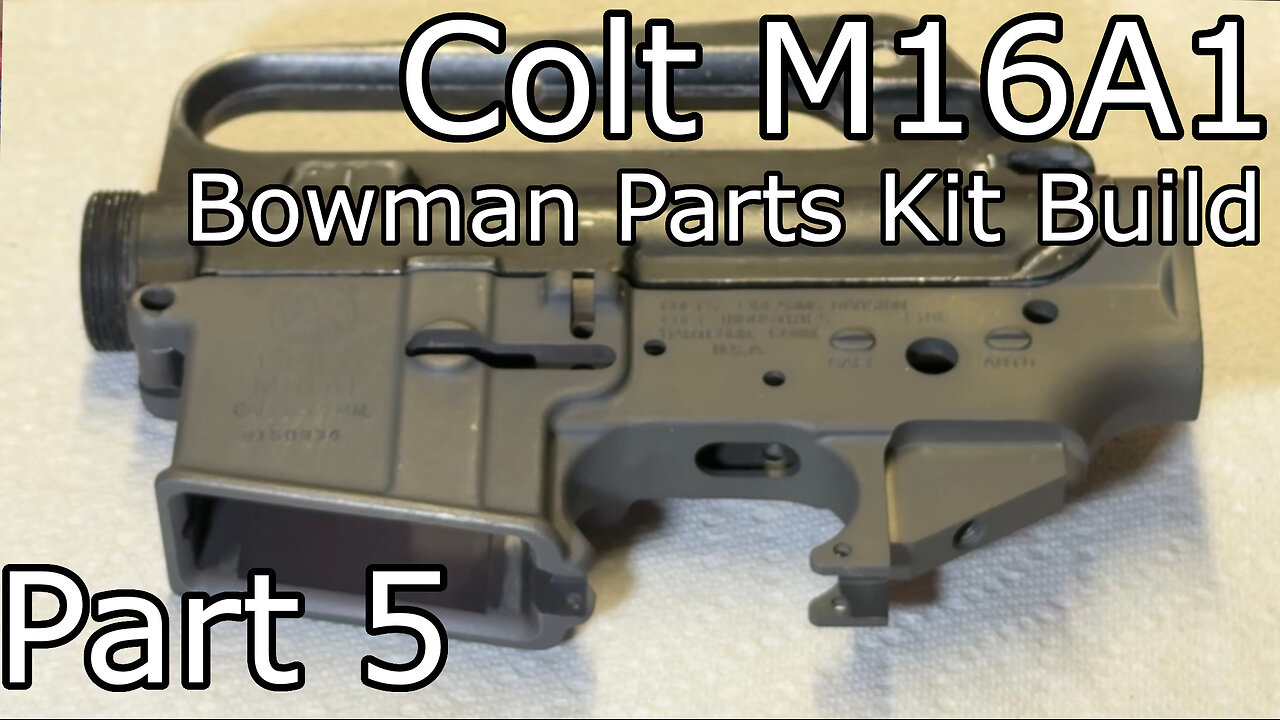 Colt M16A1 Bowman Parts Kit Build | Part 5 - Refinishing the Lower with Moly Resin