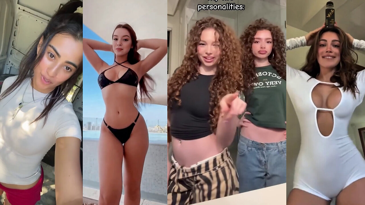 Babes compilation 07 - Big bank tiktok challenge ❤️ClipchampGirls 2025