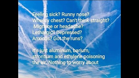 Chemtrail Insider Look - Depopulation Agenda Continues as Unmarked Planes Dump Toxic Payloads