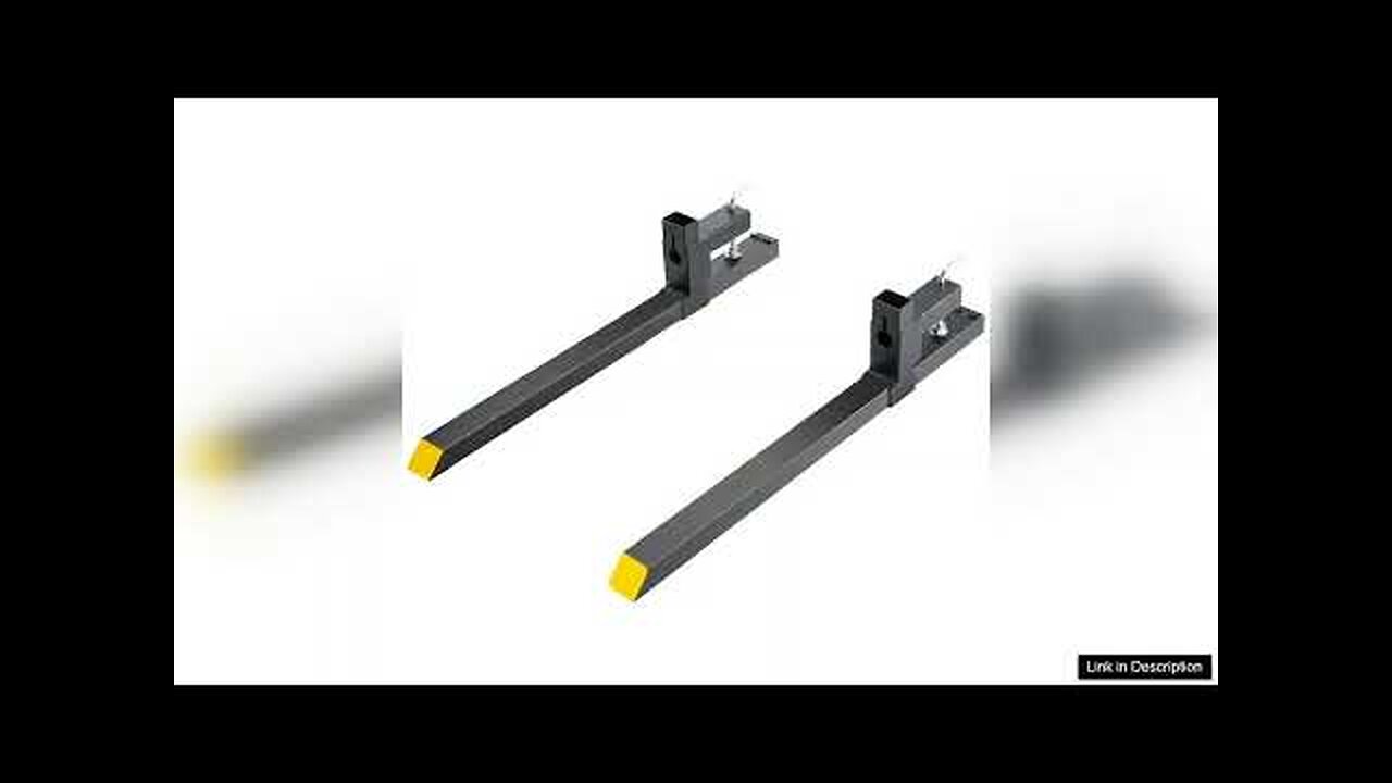 VEVOR Pallet Forks 2000 lbs Capacity Clamp on Pallet Forks 43" Tractor Review