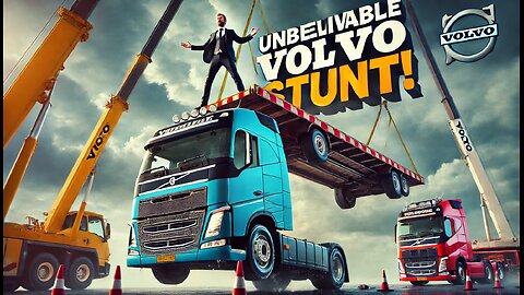 Unbelievable Volvo Stunt🚛😱 Volvo Trucks President's Daring Feat