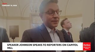 JUST IN: Speaker Johnson Says That House Republicans Are 'Fully Supportive' Of Elon Musk's DOGE