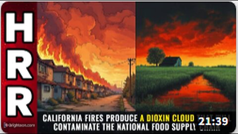 California fires produce a DIOXIN CLOUD that will contaminate the national food supply chain