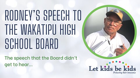 Concerned Father Vs School Board - THE BOARD SPEECH Part 2 of 2