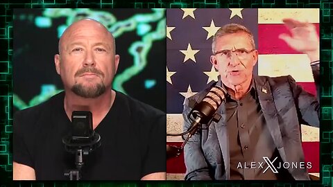 BREAKING: General Flynn Shares With Alex Jones Credible High-Level Intel