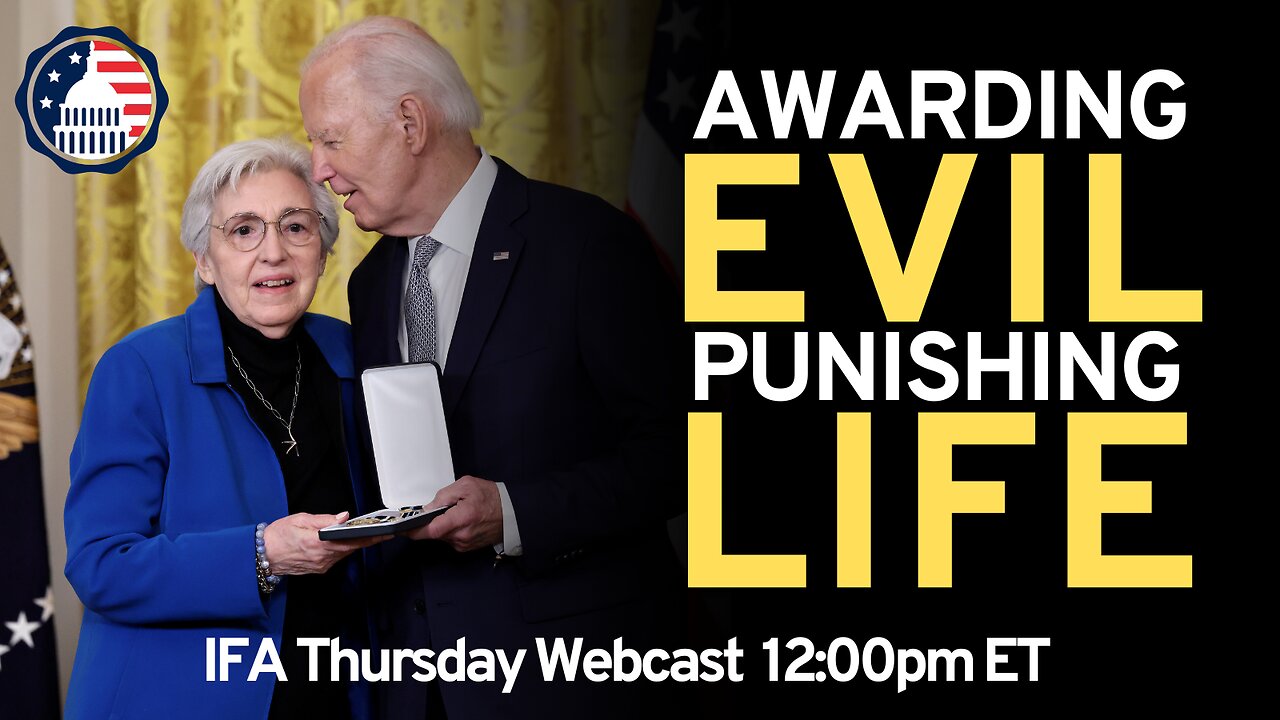 Awarding Evil. Punishing Life.