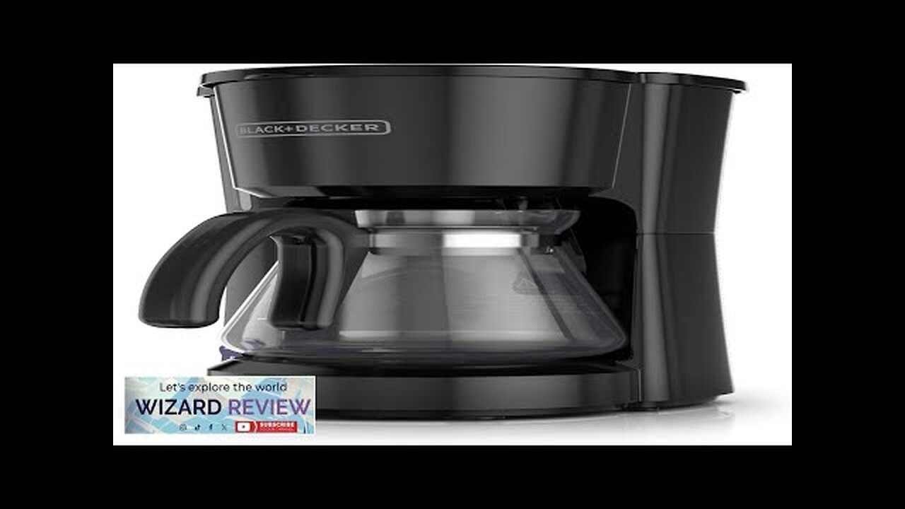 BLACK+DECKER CM0700B 5 Cup Coffee Station Coffeemaker Light Black 4-in-1 Review