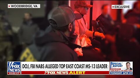 EXCLUSIVE: Footage shows moments before arrest of MS-13 leader