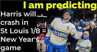 I am predicting: Harris will crash in St Louis 1/8 = New Year's game