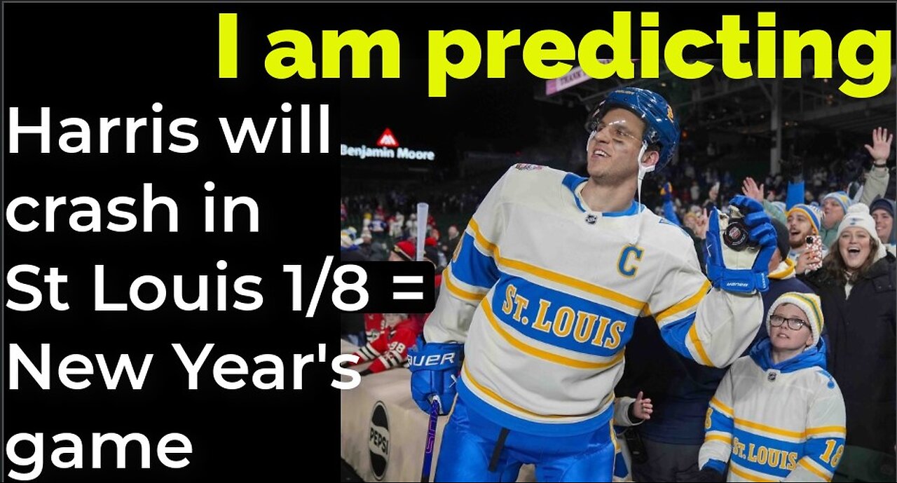 I am predicting: Harris will crash in St Louis 1/8 = New Year's game
