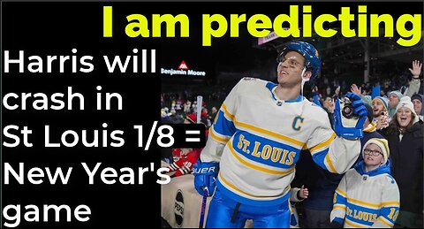 I am predicting: Harris will crash in St Louis 1/8 = New Year's game