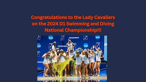 UVA Women Swim and Dive team wins the National Championship