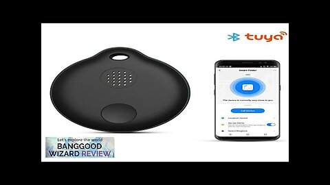 Tuya bluetooth Anti-Lost Finder Wireless Mini GPS Tracker APP Search Location Alarm Review