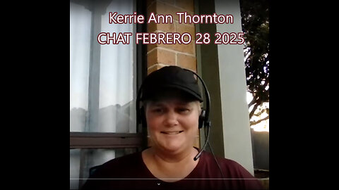 KERRIE ANN THORNTON EN ESPAÑOL - MED BED CHAT 28/2/25