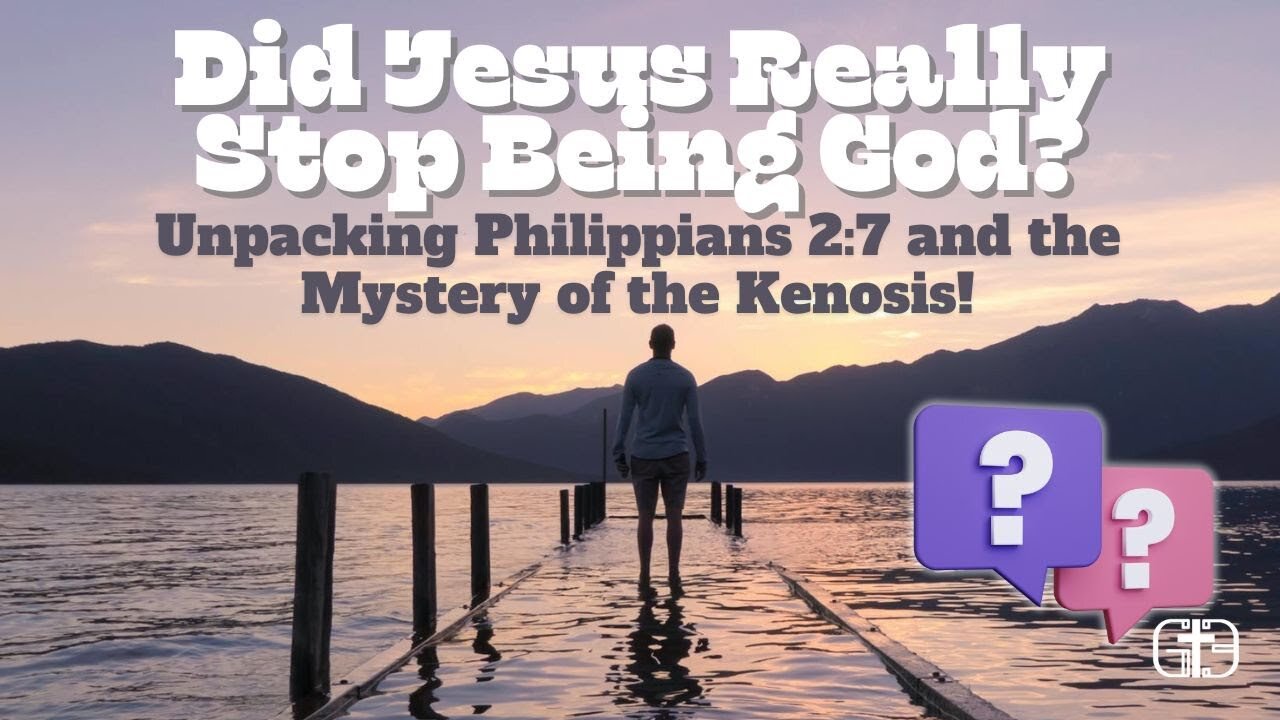 Did Jesus Really Stop Being God? Unpacking Philippians 2:7 and the Mystery of the Kenosis!