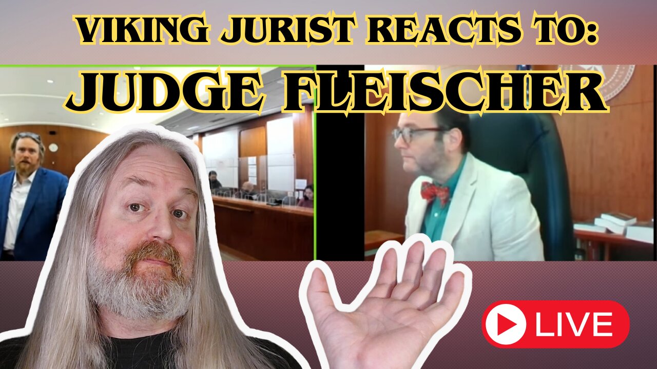 Alright alright, by popular demand - Live reaction to Judge Fletscher