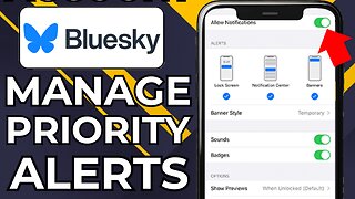 HOW TO TURN ON OFF PRIORITY NOTIFICATIONS ON BLUESKY SOCIAL