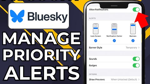 HOW TO TURN ON OFF PRIORITY NOTIFICATIONS ON BLUESKY SOCIAL