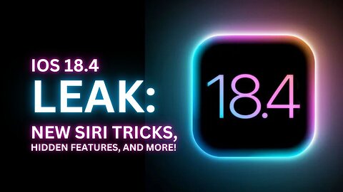 iOS 18.4 Beta is Almost Here! New Siri & Emoji Revealed!