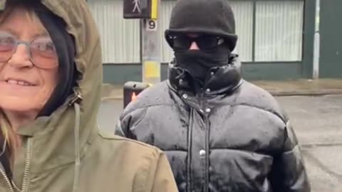 ANTIFA thugs in Portsmouth attacked some elderly local patriots on their way to