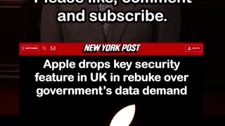 Apple drops key security feature in UK in response to UK government’s backdoor demands