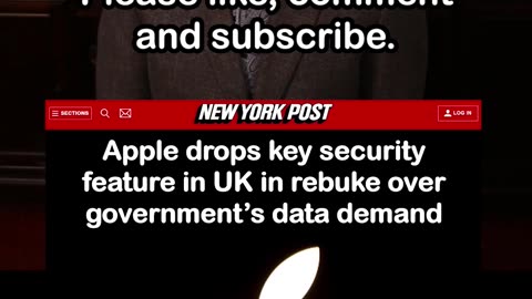 Apple drops key security feature in UK in response to UK government’s backdoor demands