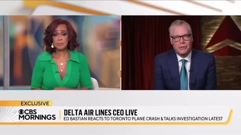 Gayle King blames President Trump for all the plane crashes and the Delta CEO smacks her down