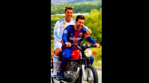 Messi & Ronaldo’s Wild Bike Adventure! 🏍️🔥