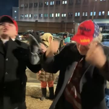 Trump Supporters Celebrate Pardons for J6 Prisoners Outside DC Detention Center