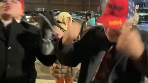 Trump Supporters Celebrate Pardons for J6 Prisoners Outside DC Detention Center